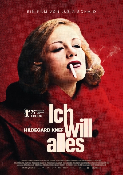 Filmplakat Ich will alles. Hildegard Knef.